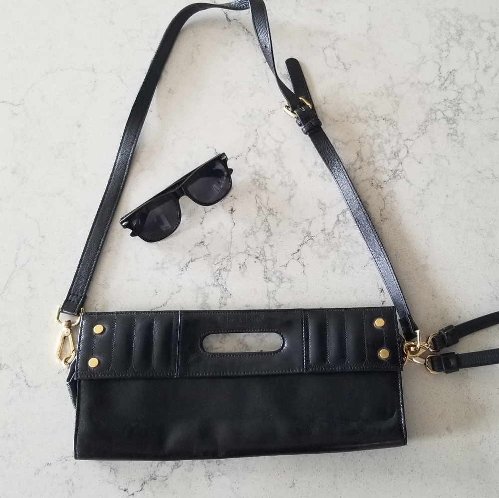 Leather clutch